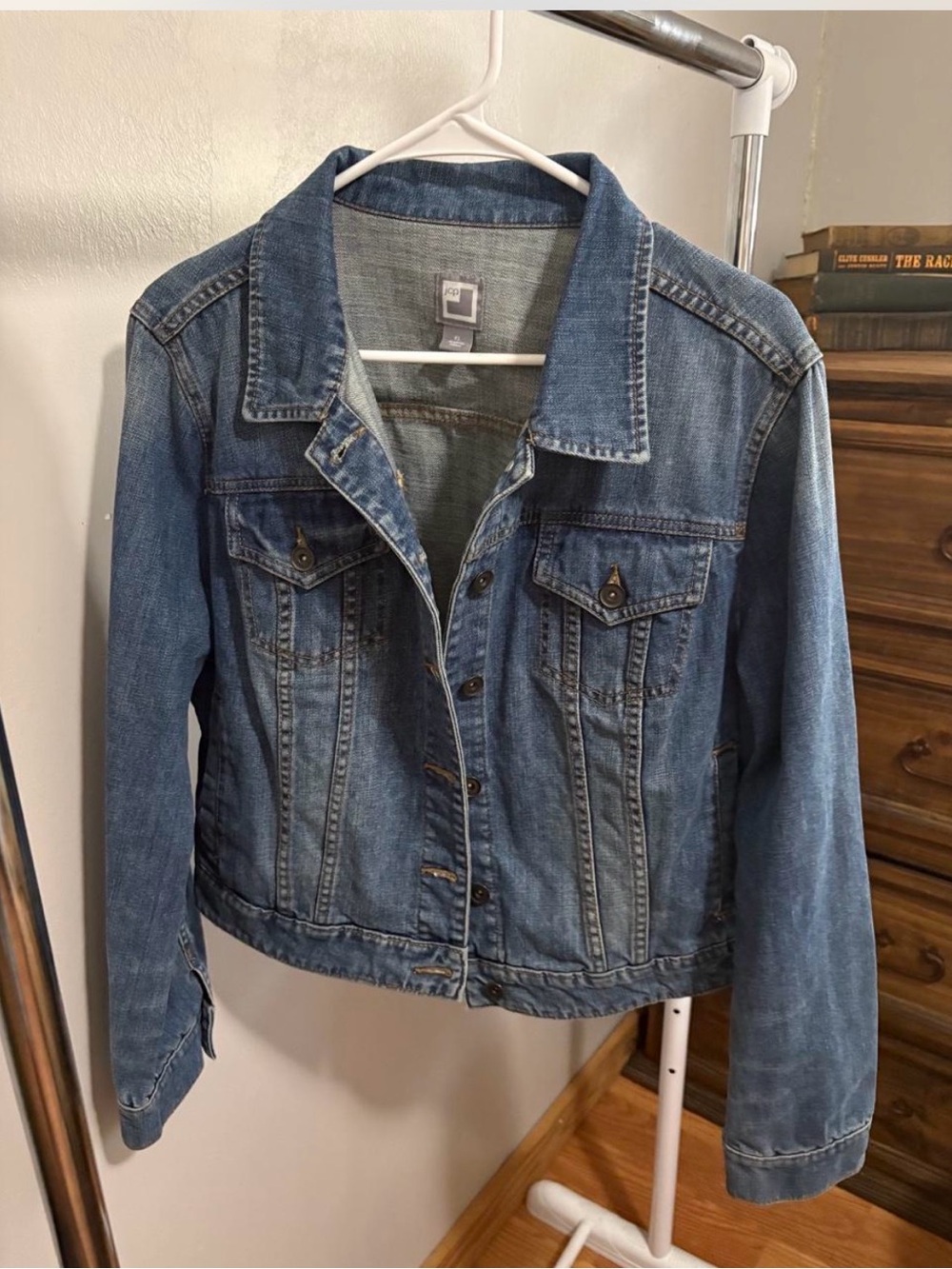 jcpenney Medium Blue Women's Denim Jacket